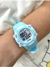 Resim Penly Su Geçirmez Dijital Çocuk Kol Saati 8203 Model Açık Turkuaz +4 Renk Kronometre-alarmlı 5atm 