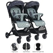 Resim Lorelli Fiorano New Kabin Boy İkiz Bebek Arabası - Trooper 