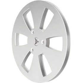 Resim Tenfowee 7 İnç 1/4 İnç Boş Alüminyum Ses Bandı Makarası - 6 Delikli, Dayanıklı, Universal Open Reel Kayıt Cihazları İçin Değiştirme Parçası 1 Adet 