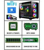 Resim RAMTECH BİLGİSAYAR SINGULARIS RTX 5060 8GB | R5 7600X | 16 GB RAM | 500GB M2 NVME SSD | Sıvı Soğutmalı Oyuncu Sistemi 