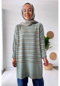 Resim Kahijab Lady Triko Tunik - Yeşil 