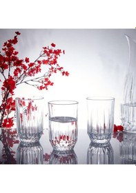 Resim Paşabahçe Echo Damla 3'lü Meşrubat Bardağı - 350 Ml Şeffaf 