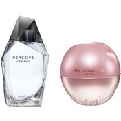 Resim Avon Perceive Edt 100ml Erkek + Incandessence Lotus Edp 50ml Kadın 2li Set 