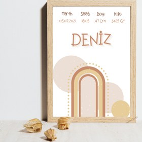 Resim Tarih Saat Kilo Boy Tekli Çocuk Odası Dekoru - A4 (32cm x 23,5cm) 