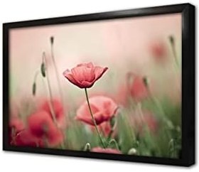 Resim Çiçekler Çerçeveli Cam Tablo 20x30 cm CA03526 