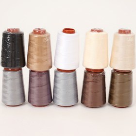 Resim 10 adet Polyester Dikiş İpi, Her biri 731.52 metre, 402 Yüksek Hızlı Dikiş Makinesi Özel Hattı, Her Spool'da 10 İp, Ev ve El Dikişleri için, 100. Polyester, 10 Spool, Dikiş Makinesi Aksesuarları 