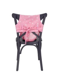 Resim Sevi Bebe Kumaş Mama Sandalyesi Art-152 Pembe Yıldız Çok Renkli 