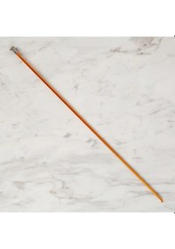 Resim Abarta 4,0mm Renkli Metal Uzun Gagalı Örgü Şiş Tunus Tığ 35cm-sarı 1 Adet 