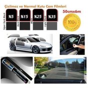 Resim Carub Cam Filmi 50Cmx 6M Çizilmez Light Black Kutu Bir Arabalık R 