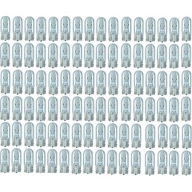Resim W5w T10 Dipsiz Ampul 12v 5w 100 Adet 