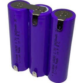 Resim Micron 18650 11.1 V 2600 Mah 3 C Pilden 3s Li-ıon Şarlı Robot Sü 