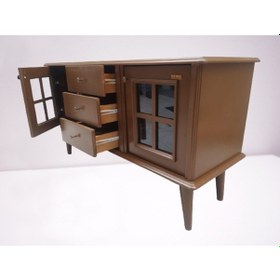 Resim Bengimobilya Tv Sehpası Windovs Model Pencere Ahşap Gürgen Retro Ayak Ceviz Re (486057554) 