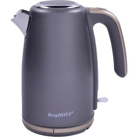 Resim Berghoff Gem Pearl 1.7 Litre Gri Gold Modern Su Isıtıcı 