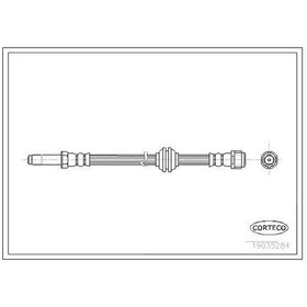 Resim Corteco 19035284 - Fren Hortumu On Mercedes Vıto W639 03 