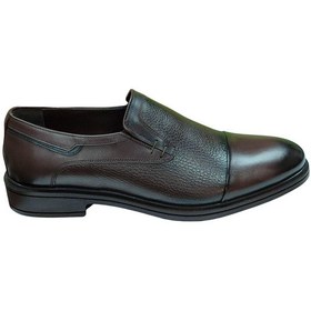 Resim Nevzat Öge 098-poli Erkek Kahve 40-44 Deri Klasik Ayakkabı Kahve 