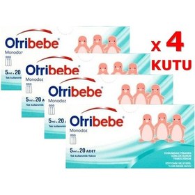 Resim Otribebe Monodoz Deniz Suyu 5 ML 20 Flakon x 4 Kutu 
