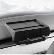 Resim Tesla Model Y / Model 3 Ön Göğüse Takılan Çok Amaçlı Silikon Düzenleyici, Siyah Renk 