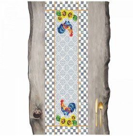 Resim Vintage Horoz Desenli Ranır - Runner 