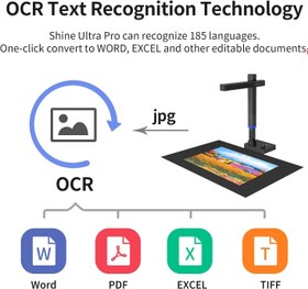 Resim Shine Ultra Pro 24MP A3 Kitap & Belge Tarayıcı, OCR & LED Aydınlatmalı 