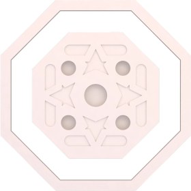 Resim Motifpiyer Tavan Spot Göbegi-Motifli-Sekizgen-44-86cm-Dıs Çitalı 