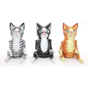 Resim Marsilyan Ahşap Sallanan Kedi 