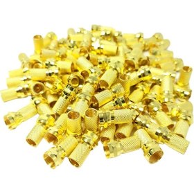 Resim Herz Rg6U6 Gold F Konnektör 100Adet 