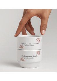 Resim Bk Gift Kişiye Özel Mesajlı 2li Çerezlik Kase-1 Yeni Ev Hediyesi Önerileri, Misafir Sunum Ürünü, Çay Yanı Kase Kobitmeyencom34785 Bk Gift 