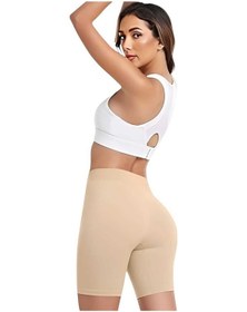 Resim Uniquetrenders Kadın Dikişsiz Doğum Sezeryan Sonrası Toparlayıcı Selülit Önleyici Paçalı Korse 2'li Set Siyah - Ten Rengi 