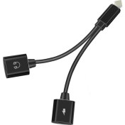 Resim Microcase Apple iPhone Lightning Splitter 2in1 Şarj ve Kulaklık Çevirici Kablo - IKD104 