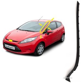 Resim Ford Fiesta Ön Cam Fitili Dış Kenar Direk Lastiği Sol 2008--2017 