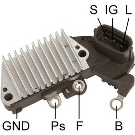 Resim 12v Alternatör Konjektör Nıppon Denso 3 Fiş Oval Soket s Ig L N11.182 