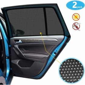 Resim Markaflex 2 Adet Araba Yan Cam Güneşlik Perde Araç Arka Yan Cam Perdesi 