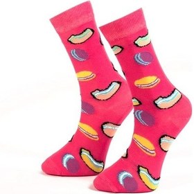 Resim Ozzy Socks Macaron Desenli Çorap Çok Renkli 