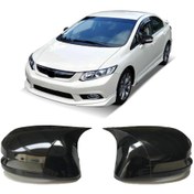 Resim Honda Civic Fb7 2012 Sonrası Batman Yarasa Ayna Kapağı parlaksiy 