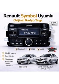 Resim Renault Symbol Uyumlu Radyo Teyp Cd Siz Yeni Versiyon Beyaz Ekranlı 280218771r 