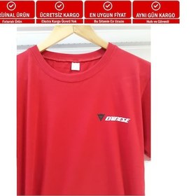 Resim Kırmızı Dainese Tişört S-M-L + M 