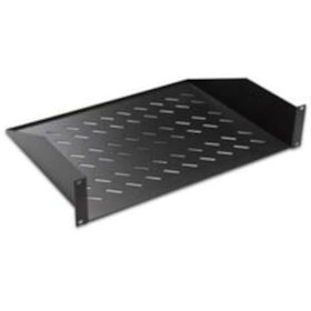 Resim Cabex 1U D=250Mm 19 Rack Mount 2 Noktadan Bağlantılı Sabit Raf 