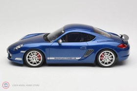 Resim 1:18 GT Spirit 2012 Porsche Cayman R Aqua Blue Metallic 