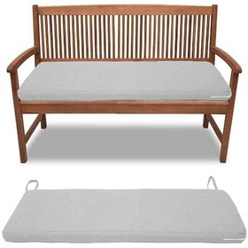 Resim Uzun Koltuk Minderi Iç Ve Dış Mekan Güneş Dayanıklı Bank & Sandalye Minderi100-45-8 Cm Gri 