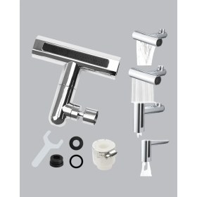 Resim Marsilyan 360° Dönebilen Musluk Başlığı 4 Fonksiyonlu Su Tasarruflu ve Dayanıklı 