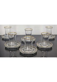 Resim Atabey Home Çay Set 12 Parça 6 Kişilik Kaşıksız Model Büyük Bardak 155cc 6 Bardak 6 Tabak Çok Renkli 