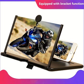 Resim 1 adet Telefon Tutucu, Ekranı Büyütebilir, Çekme Tasarımı İle Mobil Cihazlar İçin Uygun, Ekranı Büyütme ve Telefon Ekranını Genişletme, İdeal Bir Hediye Olarak - Telefon Tutucu 