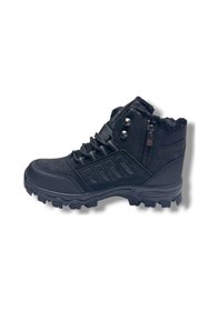 Resim Xstep X6-26 Deri Trekking Kar Kış Outdoor Erkek Bot Siyah 