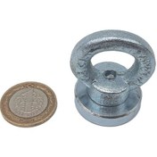 Resim Süper Güçlü Neodyum Pot Mıknatıs D32 Mm Çap 