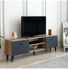 Resim TV Sehpası Roma Atlantik Antrasit A01 160 cm 