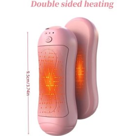 Resim Willowhaven Pembe 3000mah Usb Şarjlı 20 Saat El Isıtıcı Taşınabilir Av si 