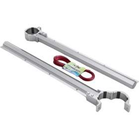 Resim Yuvarlak Gri Çamaşır Askılığı, Pratik ve Şık Ev Düzeni Aracı 