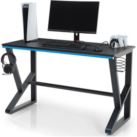 Resim Stepgamer Nax Rgb Ledli Profesyonel Oyuncu Masası Siyah 