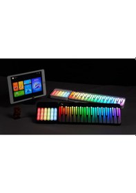 Resim Popupiano Akıllı Taşınabilir Dijital Piyano - Uygulama Destekli Eğitici Müzik Aleti Çocuk - Yetişkin Beyaz 