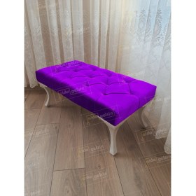 Resim AldaGelsin 100 cm Kapitoneli Ayak Ucu Kapı Önü Antre Bench Puf 